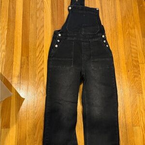 Source Unknown Black Denim Jumpsuit